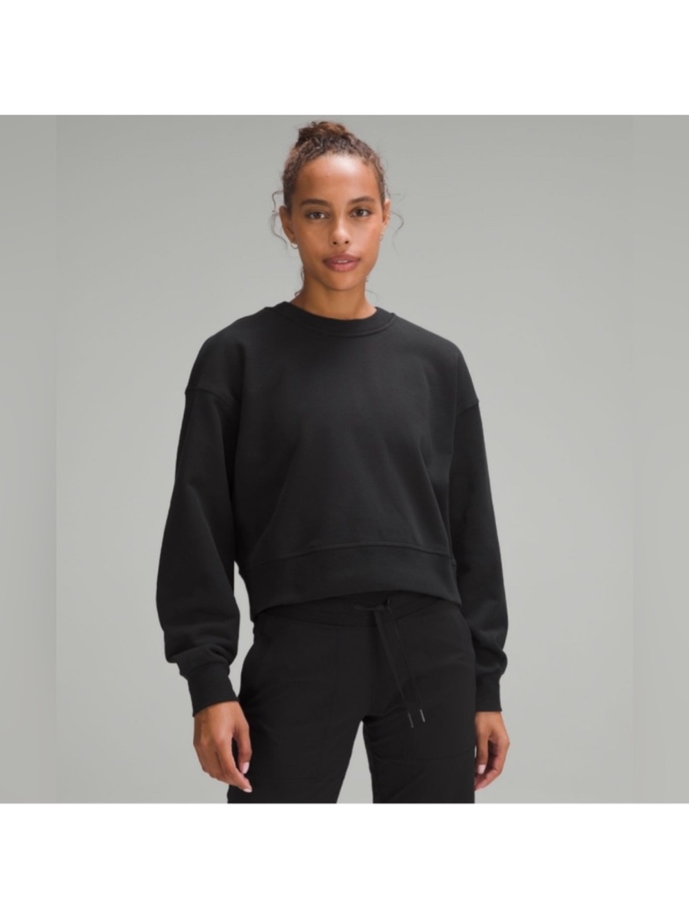Lululemon perfectly oversized cropped crew
